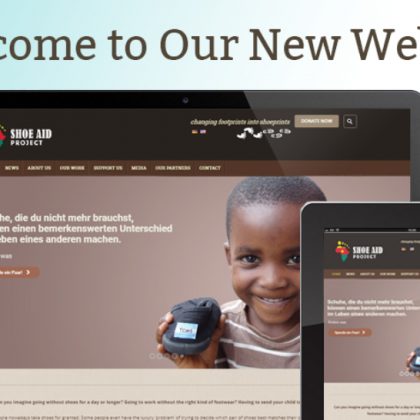 The new Shoe Aid Project Website is out